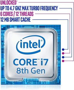 Intel Core i7-8700K Desktop Processor 6 Cores up to 4.7GHz