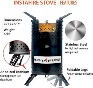 NFERNO Outdoor Biomass Stove features